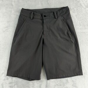Lululemon Shorts Mens 30 Black Dark Gray 10" Classic Fit‎ Golf Slash Pockets